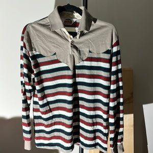 Vintage Large Miller Western wear polo